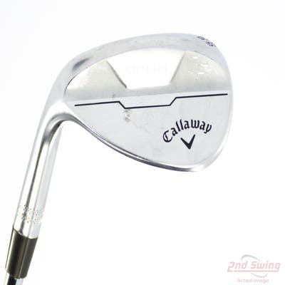 Callaway Opus Brushed Chrome Wedge Gap GW 50° 10 Deg Bounce S Grind True Temper Dynamic Gold Mid 115 Wedge Steel Wedge Flex Left Handed 36.5in