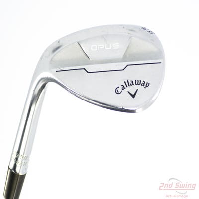 Callaway Opus Brushed Chrome Wedge Lob LW 60° 10 Deg Bounce S Grind True Temper Dynamic Gold Mid 115 Wedge Steel Wedge Flex Left Handed 36.0in