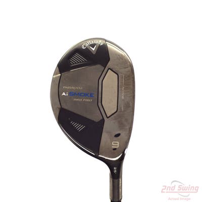 Callaway Paradym Ai Smoke Max Fast Fairway Wood 9 Wood 9W 25° Mitsubishi Tensei Blue/Silver 40 Graphite Senior Right Handed 41.5in