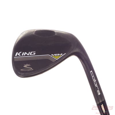 Cobra KING MIM Black Wedge Gap GW 52° 8 Deg Bounce V Grind FST KBS S-Taper Steel Wedge Flex Right Handed 35.5in