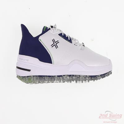 New W/O Box Mens Golf Shoe Payntr X 005 F 13 White/Navy/Electric Green MSRP $180