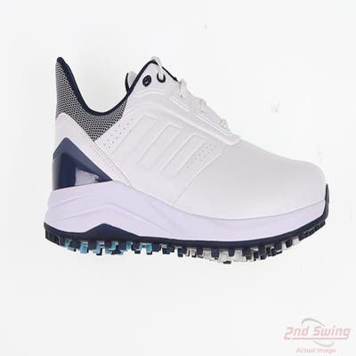 New W/O Box Mens Golf Shoe Adidas Solarmotion 24 12 White/Navy MSRP $130