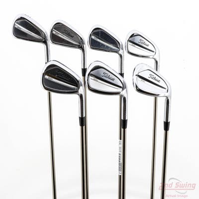 Titleist 2023 T200 Iron Set 5-PW AW UST Mamiya Recoil 65 F2 Graphite Senior Right Handed -1/2"
