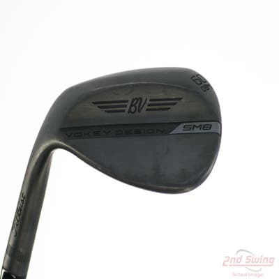 Titleist Vokey SM8 Jet Black Wedge Lob LW 60° 8 Deg Bounce M Grind Titleist Vokey BV Steel Wedge Flex Left Handed 35.0in