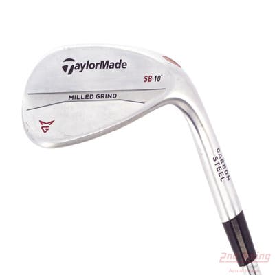 TaylorMade Milled Grind Satin Chrome Wedge Lob LW 60° 10 Deg Bounce SB True Temper Dynamic Gold Steel Wedge Flex Right Handed 35.0in