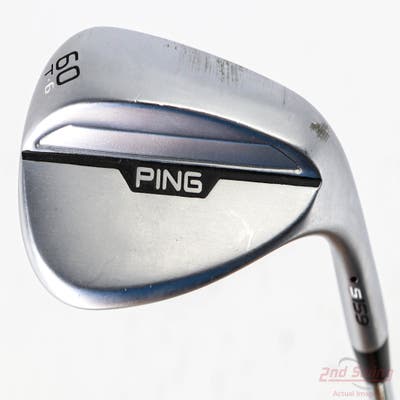 Ping s159 Chrome Wedge Lob LW 60° 6 Deg Bounce T Grind Ping Z-Z115 Steel Wedge Flex Right Handed 35.5in
