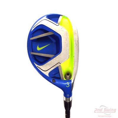 Nike Vapor Fly Fairway Wood 3 Wood 3W 15° Mitsubishi Tensei CK Blue 65 Graphite Stiff Right Handed 42.5in