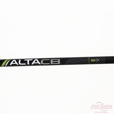 Used W/ Ping RH Adapter Ping ALTA CB 65 Black 65g Fairway Shaft Regular 41.25in