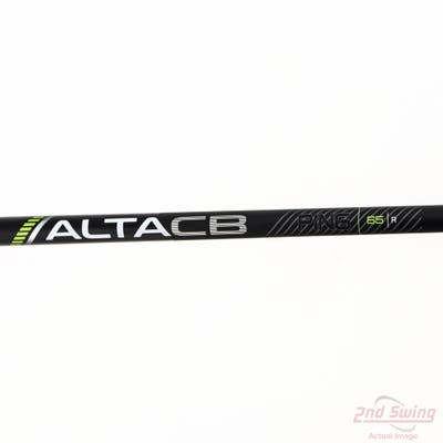 Used W/ Ping RH Adapter Ping ALTA CB 65 Black 65g Fairway Shaft Regular 41.75in