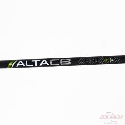 Used W/ Ping RH Adapter Ping ALTA CB 65 Black 65g Fairway Shaft Stiff 41.75in