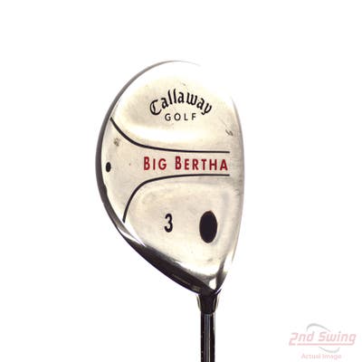 Callaway 2004 Big Bertha Fairway Wood 3 Wood 3W Callaway Stock Steel Steel Uniflex Right Handed 43.0in