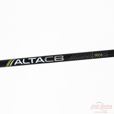 Used W/ Ping RH Adapter Ping ALTA CB 70 Black 70g Hybrid Shaft Stiff 37.5in