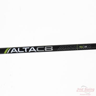 Used W/ Ping LH Adapter Ping ALTA CB 70 Black 70g Hybrid Shaft Senior 37.5in