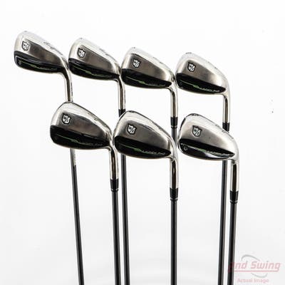 Wilson Staff Launch Pad 2 Iron Set 5-PW GW Project X EvenFlow Green 65 Graphite Regular Right Handed -1/2"