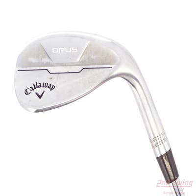 Callaway Opus Brushed Chrome Wedge Sand SW 54° 12 Deg Bounce S Grind True Temper Dynamic Gold Mid 115 Wedge Steel Wedge Flex Right Handed 35.25in