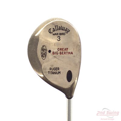 Callaway Big Bertha Warbird Fairway Wood 3 Wood 3W Callaway Stock Graphite Graphite Regular Right Handed 44.0in