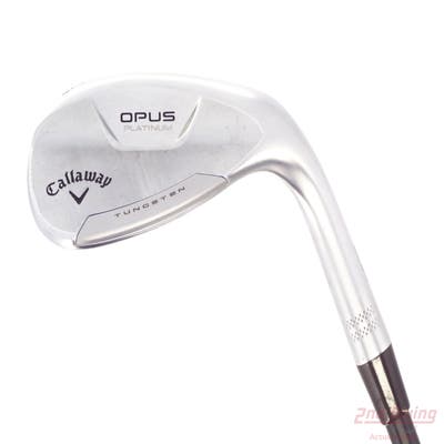 Callaway Opus Platinum Chrome Wedge Lob LW 58° 10 Deg Bounce S Grind Dynamic Gold Mid 115 Gunmetal Steel Wedge Flex Right Handed 34.75in