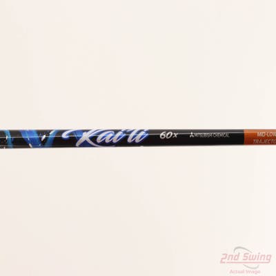 Used W/ TaylorMade RH Adapter Mitsubishi Golf Kai'li Blue 60 Driver Shaft X-Stiff 44.25in