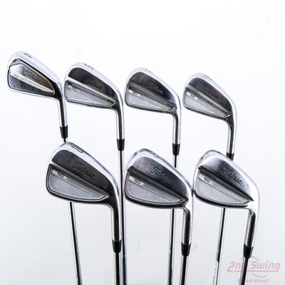 Titleist 2023 T150/T200 Combo Iron Set 4-PW FST KBS $-Taper Steel X-Stiff Right Handed STD