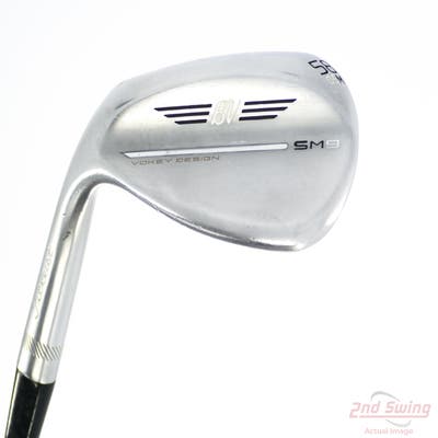 Titleist Vokey SM9 Tour Chrome Wedge Lob LW 58° 8 Deg Bounce M Grind Nippon NS Pro Modus 3 Tour 120 Steel X-Stiff Left Handed 35.5in