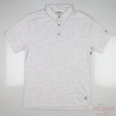 New W/ Logo Mens LinkSoul Polo Large L Gray MSRP $90 LS1381P