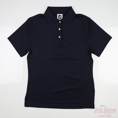 New Womens Footjoy Polo Large L Navy Blue MSRP $80 27001