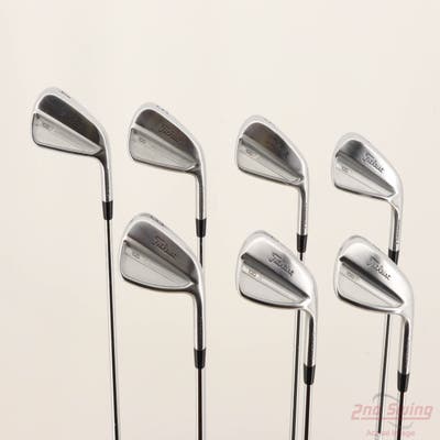 Titleist 2023 T100 Iron Set 4-PW Project X Rifle 5.5 Steel Regular Right Handed +1/2"