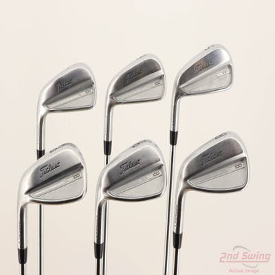 Titleist 2023 T100 Iron Set 5-PW Stock Steel Shaft Steel Stiff Left Handed +1/4"