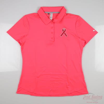 New W/ Logo Womens Under Armour Polo Small S Pink MSRP $70 HT-904679