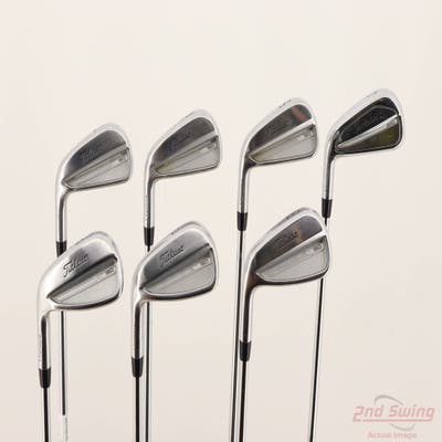 Titleist 2023 T150/T200 Combo Iron Set 4-PW Project X Rifle 6.5 Steel X-Stiff Left Handed +1/4"