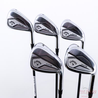 Callaway Elyte Iron Set 7-PW AW FST KBS PGI 70 Graphite Regular+ Right Handed -2 Degrees Flat -1/4"