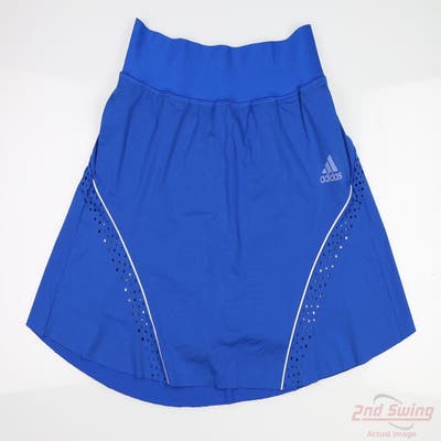 New Womens Adidas Skort Medium M Blue MSRP $85 FK0535