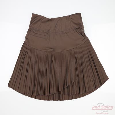 New Womens GG BLUE Skort Medium M Brown MSRP $50 K3047-M