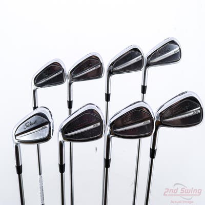 Titleist 2023 T200 Iron Set 4-PW AW Mitsubishi Fubuki MV-Series 50 Graphite Senior Left Handed +1/4"