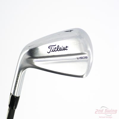 Titleist 2025 U505 Utility Iron 4 Utility Graphite Design Tour AD IZ-95 Graphite Stiff Left Handed 39.0in