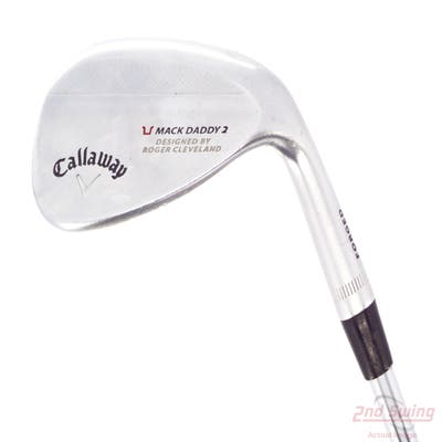 Callaway Mack Daddy 2 Chrome Wedge Gap GW 52° 12 Deg Bounce S Grind True Temper Dynamic Gold Steel Wedge Flex Right Handed 35.5in