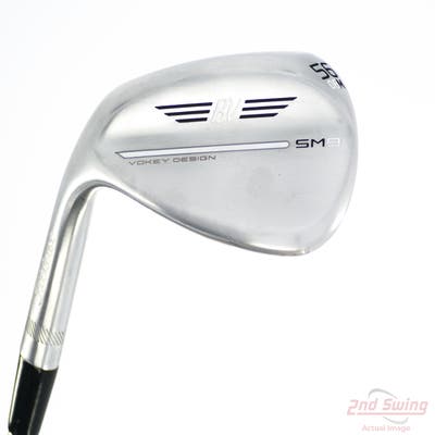 Titleist Vokey SM9 Tour Chrome Wedge Sand SW 56° 8 Deg Bounce M Grind Titleist Vokey BV Steel Wedge Flex Left Handed 35.75in