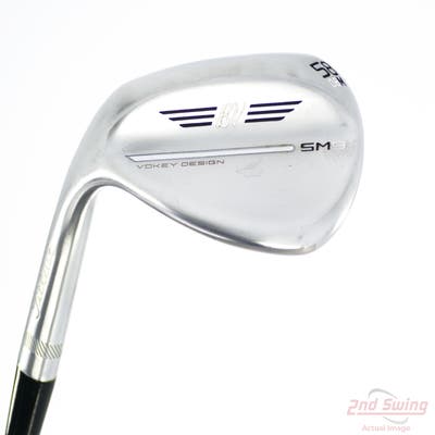 Titleist Vokey SM9 Tour Chrome Wedge Lob LW 58° 8 Deg Bounce M Grind Titleist Vokey BV Steel Wedge Flex Left Handed 35.25in