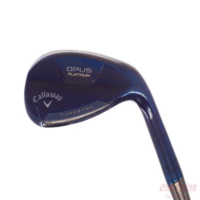 Callaway Opus Platinum Blue Wedge Sand SW 56° 12 Deg Bounce S Grind Dynamic Gold Mid 115 Gunmetal Steel Wedge Flex Right Handed 35.25in