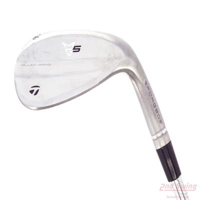 TaylorMade Milled Grind 5 Satin Chrome Wedge Sand SW 56° 8 Deg Bounce LB Project X Rifle 6.5 Steel X-Stiff Right Handed 35.5in