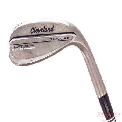 Cleveland RTX 6 ZipCore Tour Rack Raw Wedge Lob LW 58° 10 Deg Bounce Mid True Temper Dynamic Gold Spinner Tour Issue Steel Wedge Flex Right Handed +1 Degree Upright 35.25in