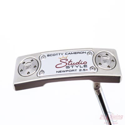 Mint Titleist Scotty Cameron 2025 Studio Style Newport 2.5 Plus Putter Steel Right Handed 34.0in