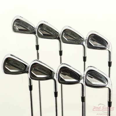 Titleist 2023 T350 Iron Set 4-PW AW True Temper Dynamic Gold Mid 100 R300 Steel Regular Right Handed +1/4"