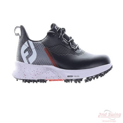 New Mens Golf Shoe Footjoy 2024 FJ Fuel Medium 11.5 Black/Red MSRP $145 55428
