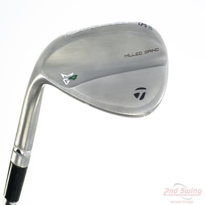 Mint TaylorMade Milled Grind 4 Chrome Wedge Sand SW 56° 12 Deg Bounce SB True Temper Dynamic Gold Tour Issue 115 Steel Wedge Flex Left Handed 34.75in