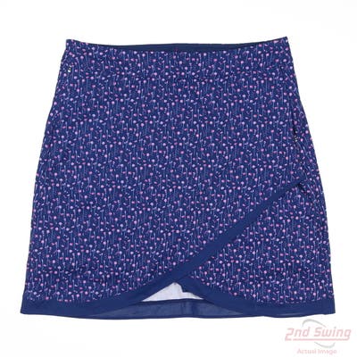 New Womens Peter Millar Skort Large L Navy Blue MSRP $95 LF21EB19