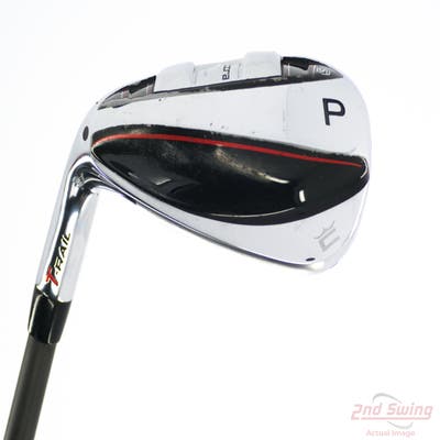 Cobra 2023 T-Rail Single Iron Pitching Wedge PW Cobra Ultralite 45 Graphite Senior Left Handed 35.0in