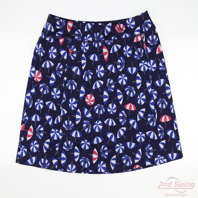 New Womens Ralph Lauren RLX Skort Medium M Navy Blue MSRP $148 285785177001