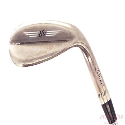 Titleist Vokey SM9 Brushed Steel Wedge Lob LW 60° 8 Deg Bounce M Grind True Temper Dynamic Gold Tour Issue S400 Steel Stiff Right Handed 35.5in