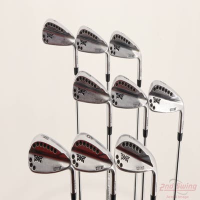 PXG 0311XF Chrome Iron Set 4-PW GW SW KBS $-Taper 120 Steel Stiff Right Handed +1/2"